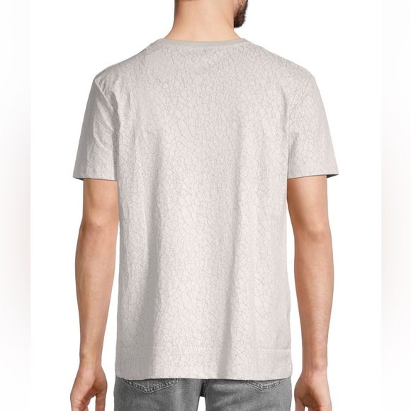 NWT Mens Small Eleven Paris "Crackle" Tee with Emerald Green Rubberized Finish - Picture 2 of 5